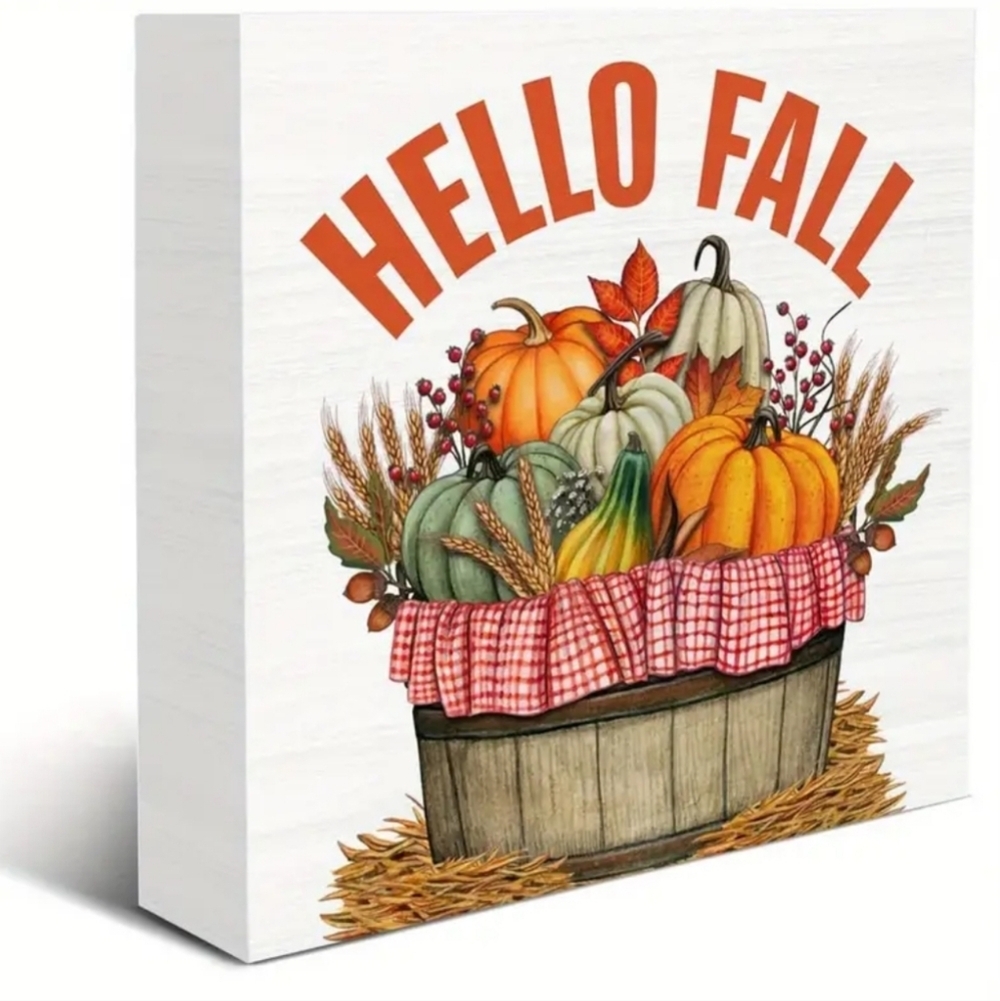 NEW! Hello Fall sign - Picture 6 of 7